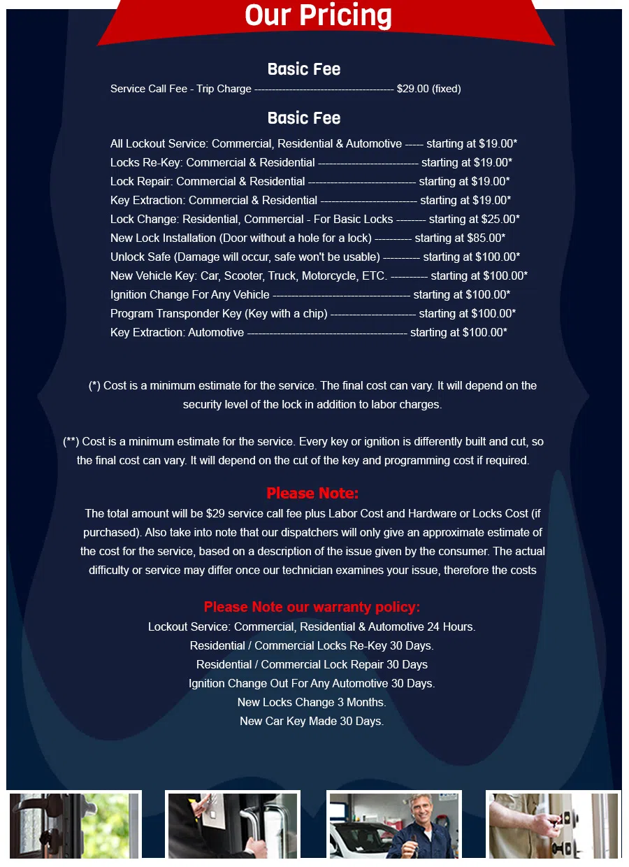 New York Affordable Locksmith New York, NY 212-918-5494 - Pricelist-3